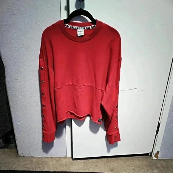 PINK Victoria's Secret Tops - Pink Victoria's Secret Sweatshirt